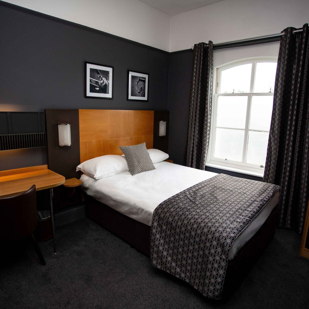 Room at the Corner House Hotel.